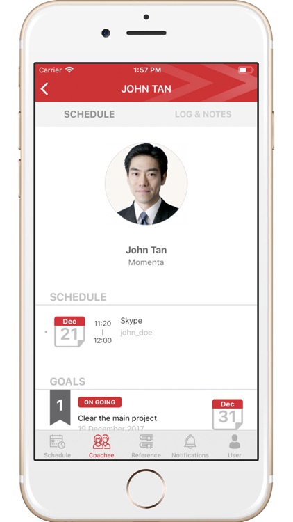 mCoach - momenta coaching app