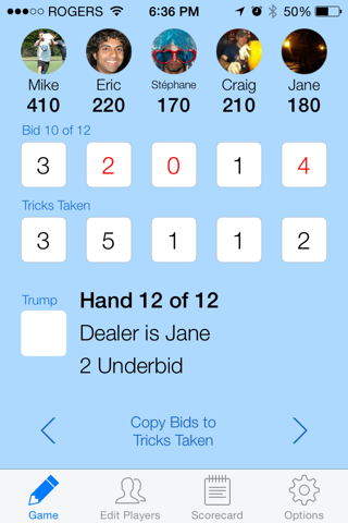 Wizard Scorecard screenshot 2