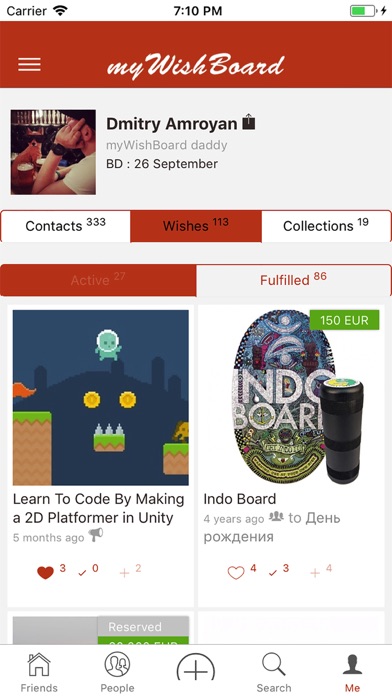 Wishlist myWishBoard screenshot 4