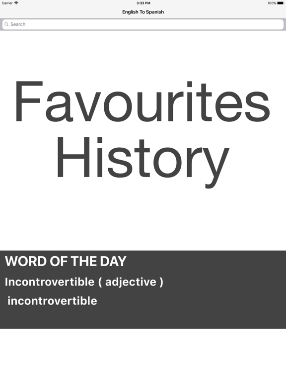 English To Spanish Dictionary