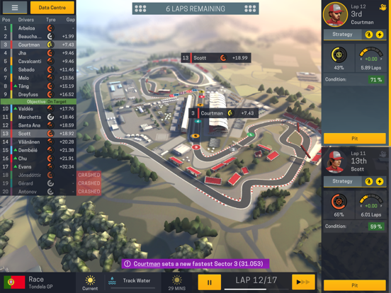 Motorsport Manager Mobile 2 iPad app afbeelding 2