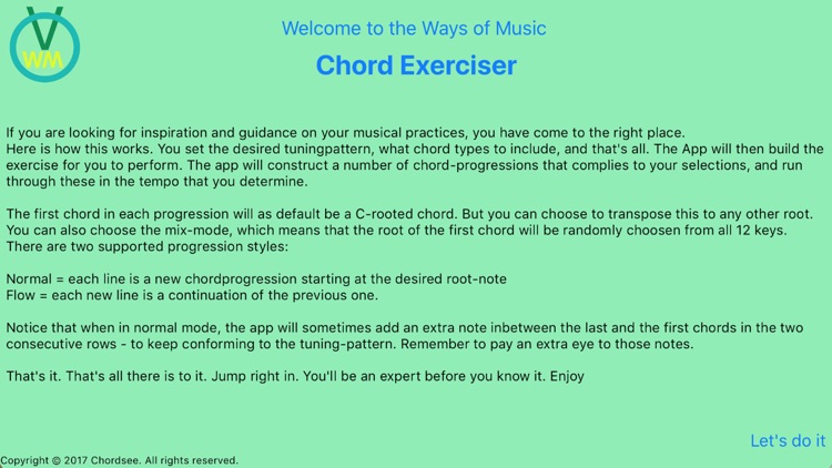 Chord Exerciser