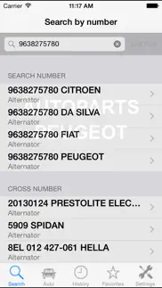 autoparts for peugeot iphone screenshot 1