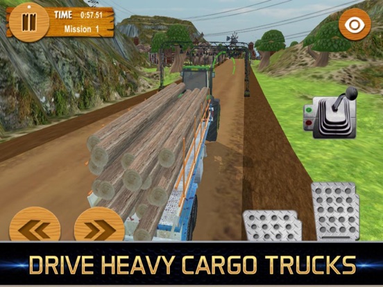 Screenshot #4 pour Wood Truck Hill Road Driver