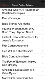atheist pocket debater iphone screenshot 3