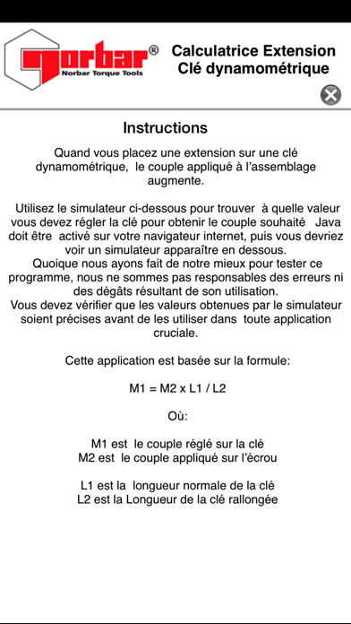 Screenshot #3 pour Torque Wrench Extension Calc.