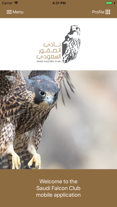 Saudi Falcons Club Screenshot