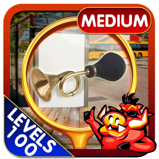 Bus Stop Hidden Objects Games icon