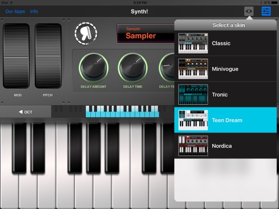 Synth iPad app afbeelding 3