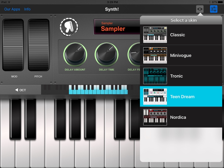 #3. Synth (iOS) 由: Retronyms Inc