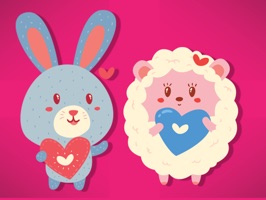 Downloads Sheep & Bunny Stickers for iMessage