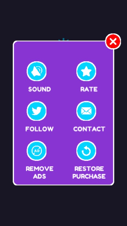 Funny puzzle game with rings