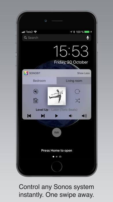 Sonobit - Remote for Sonos Screenshot 1