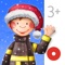 Your little one can help tiny firefighters and policemen do their job in this interactive seek and find book