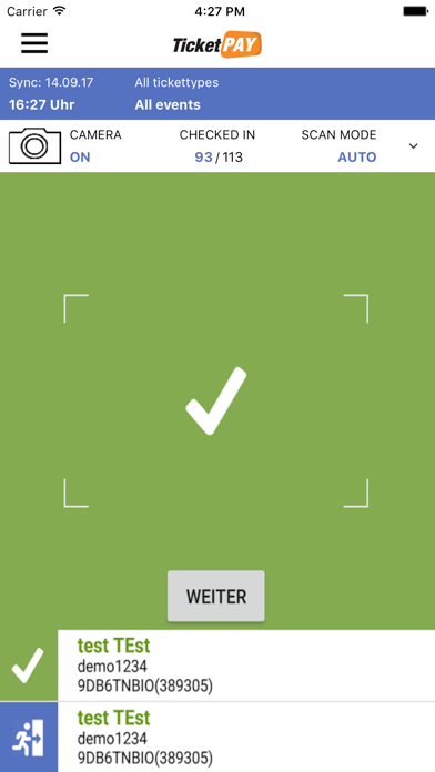 Screenshot 3 of TicketPAY Manager App