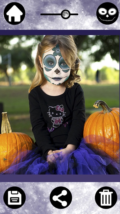 Mexican catrina face mask AI screenshot-4