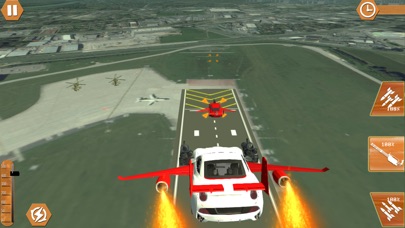 Flying Car Shooting Chase: Air Stunt Simulator screenshot 3