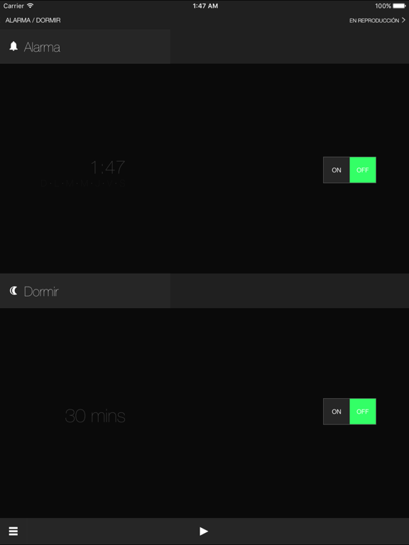 El Rey 1360 iPad screenshot 3 - Music app