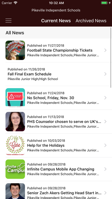 Pikeville Independent Schools screenshot 2