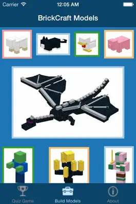 Game screenshot BrickCraft - Models and Quiz apk