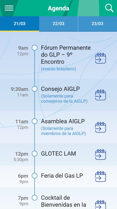 Congressos da AIGLP screenshot 2