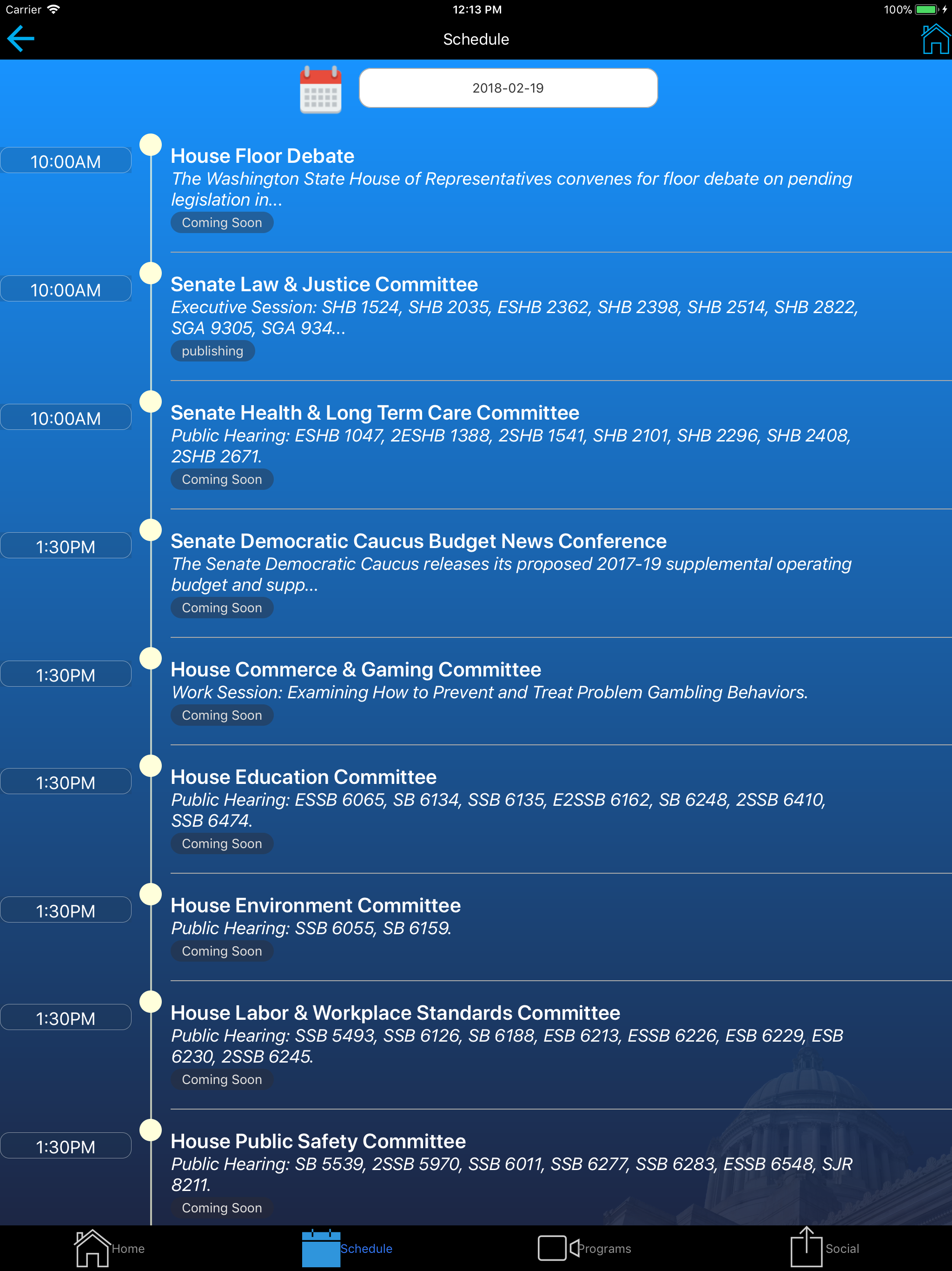 TVW, WA Public Affairs Network screenshot 6