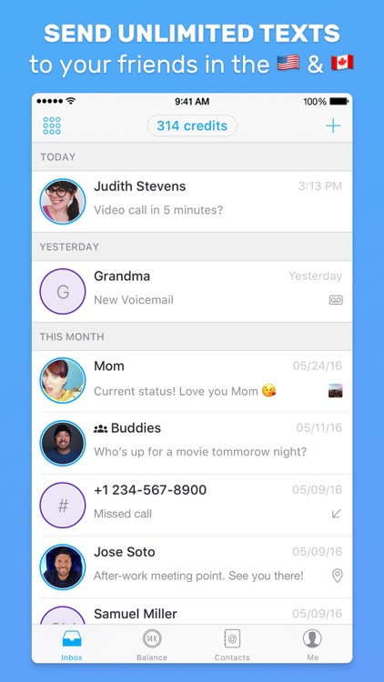 Text Me! - Phone Calls + Text