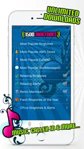 1500 Ringtones & Alerts screenshot #1 for iPhone