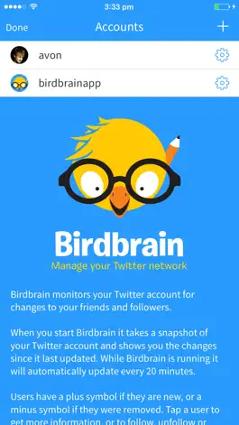 Game screenshot Birdbrain ~ stats for Twitter mod apk