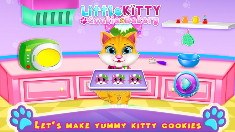 Kitty Cookie Maker Bakery Game screenshot-0