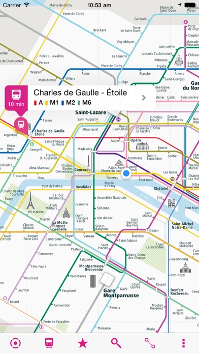 Screenshot #1 pour Paris Rail Map Lite