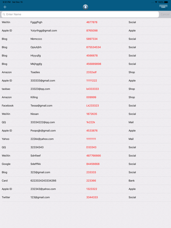 Screenshot #5 pour iKey－Password Account Security