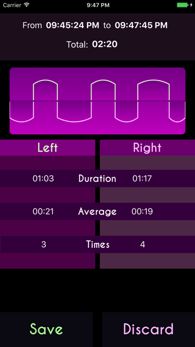 Screenshot #2 pour Milk Mama: Nursing Tracker