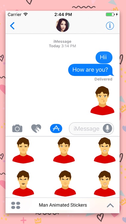Man Emoji : Animated Stickers