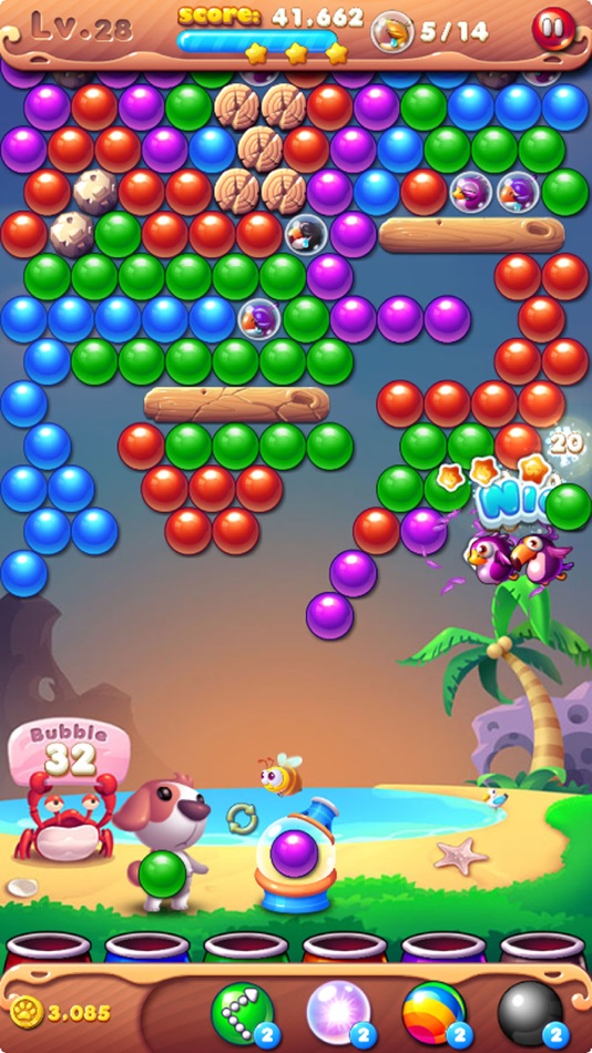 #1. Bubble Bird Rescue 3 (iOS) 由: Ezjoy