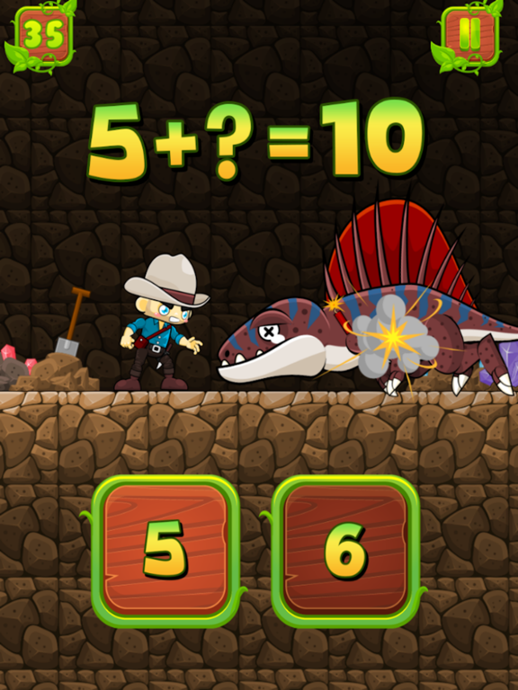 Screenshot #6 pour Math Dino : Addition + Number