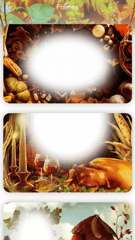 Thanksgiving Photo Frames