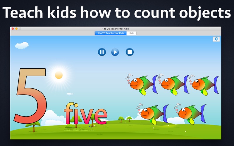 Screenshot #2 for 1 to 20 Teacher for Kids