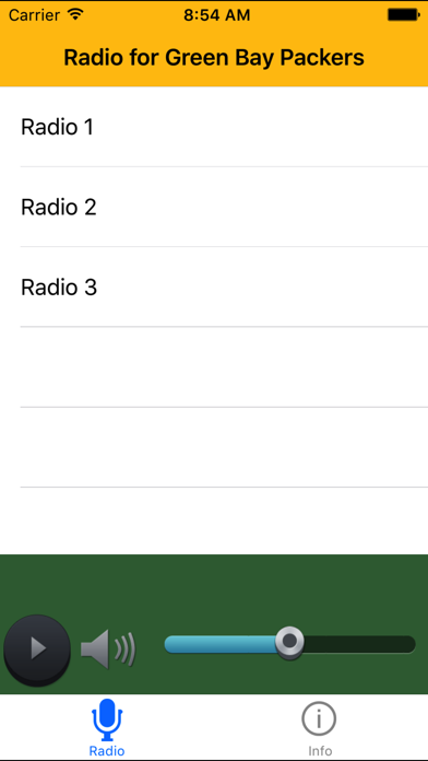 Radio for Packers Screenshot