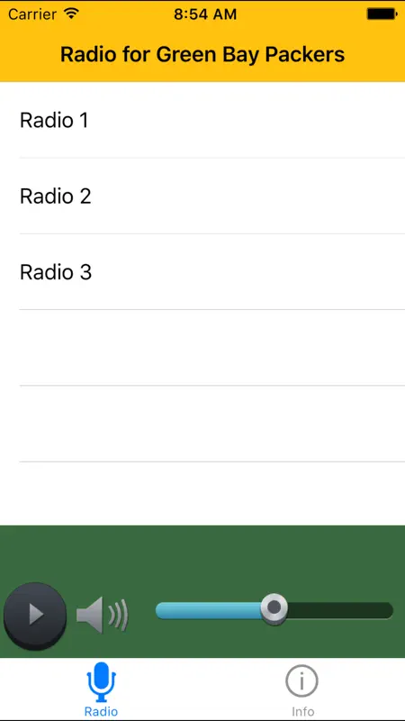 Radio for Packers screenshot 1 of 1