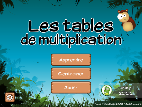 Screenshot #4 pour Tables de multiplication jungle pour 7 à 10 ans