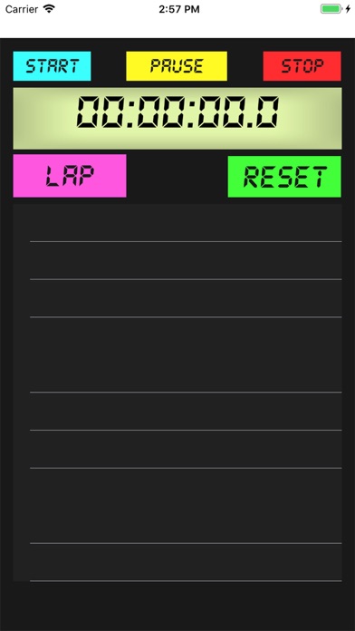 Easy Stopwatch With Laps screenshot 2