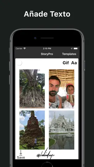 Captura de pantalla de StoryPro - Editor De Historias en iPhone 3