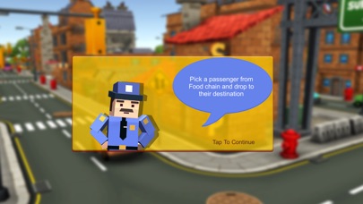 Blocky Taxi Drive Simulator 3D screenshot 3