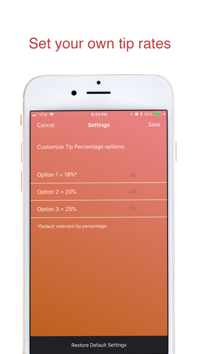 Screenshot #2 pour A Tip Calculator