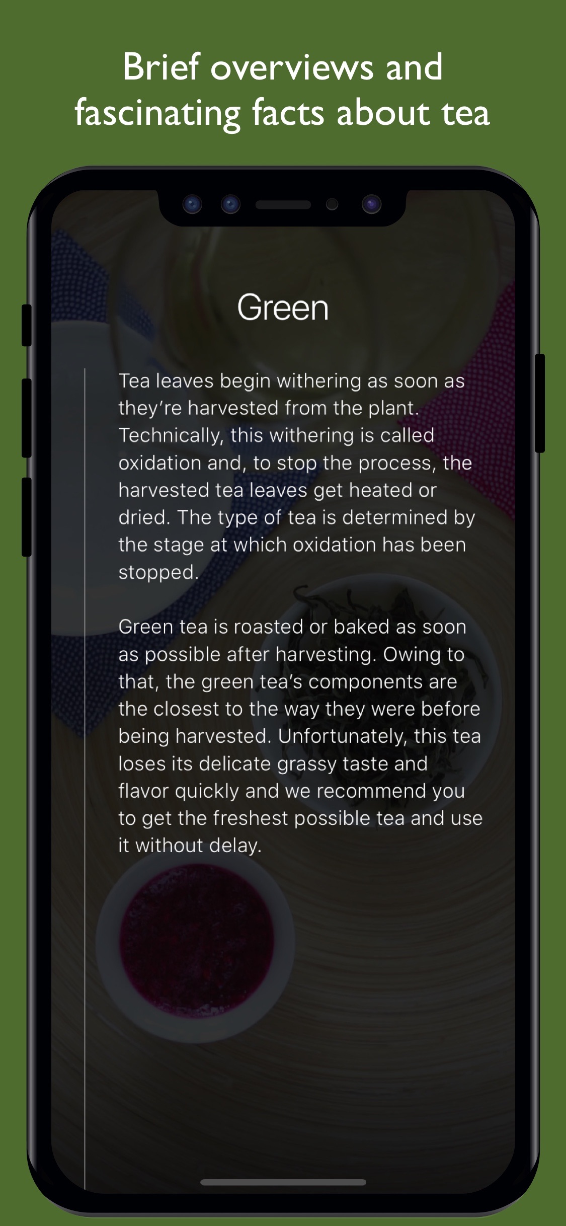 Screenshot do app The Tea App