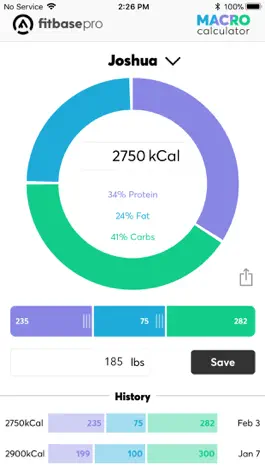Game screenshot Macro Calculator - FitbasePro mod apk