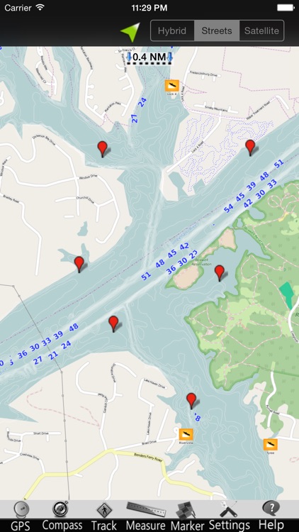 Old Hickory Lake GPS Charts screenshot-3