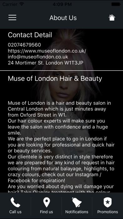 Muse of London Hair & Beauty screenshot 2