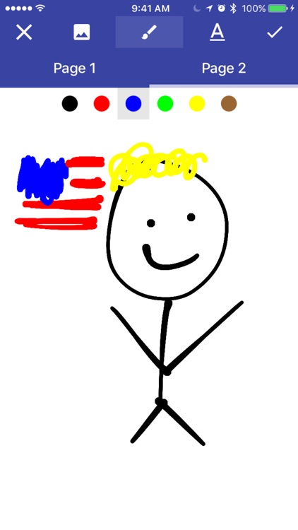 Donald Draws Executive Doodle